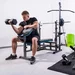 Banca fitness aparat multifunctional nou.